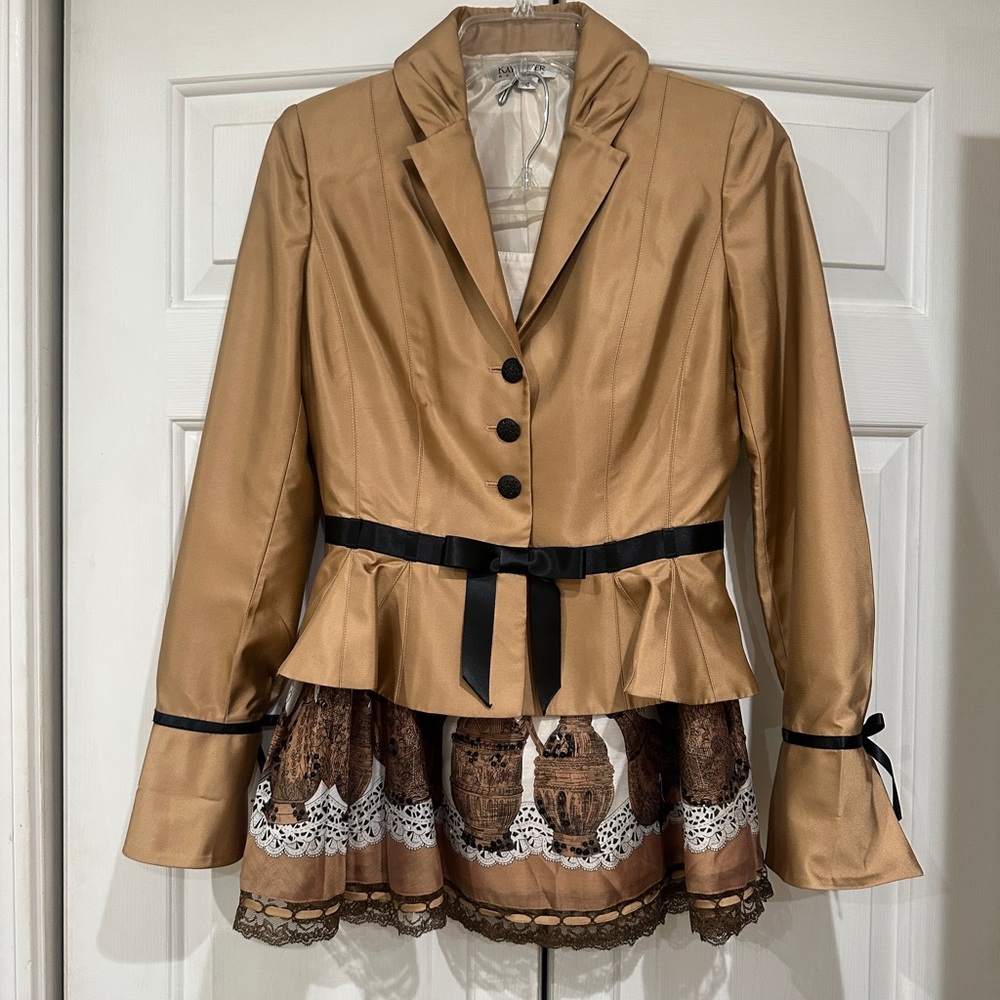 Kay Unger jacket and skirt set